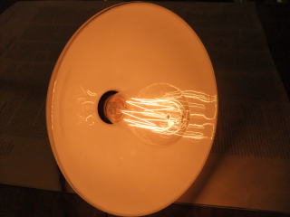 日本製　１９３０ｓ大正ロマンアンティーク照明 ビンテージペンダントライト　ミルクガラス　ランプ 写真８枚目