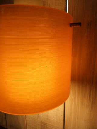 １９７０’ｓオレンジペンダントライト　写真４枚目　アンティーク照明 ビンテージ　ランプ　福岡 
