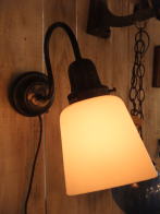 オリジナル鶴首ブラケットライト　アンティーク照明 ビンテージ　ランプ　福岡 