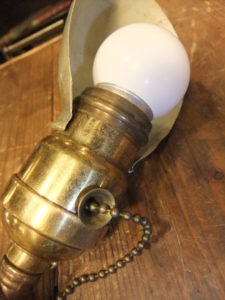 １９４０’ｓトランペットライト　デスクスタンド　写真６枚目　アンティーク照明 ビンテージ　ランプ　