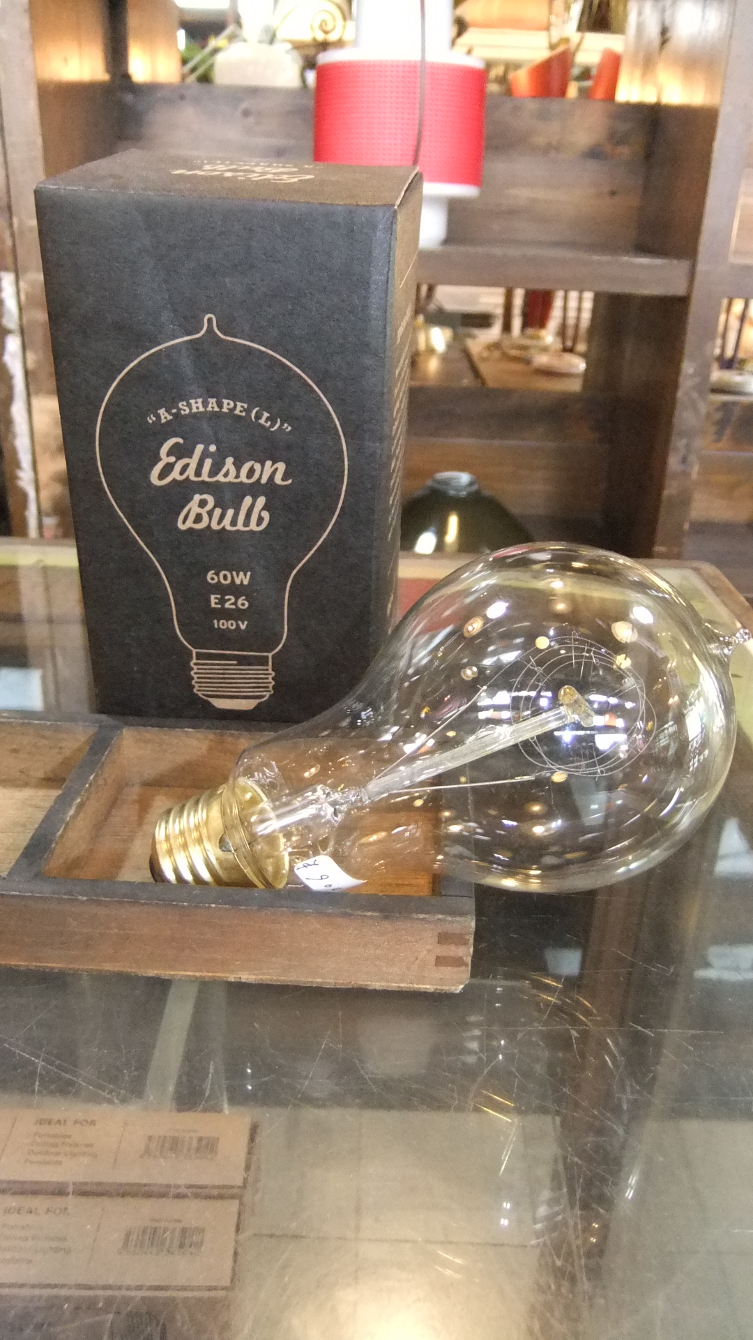 アンティーク照明に似合うエジソン電球１